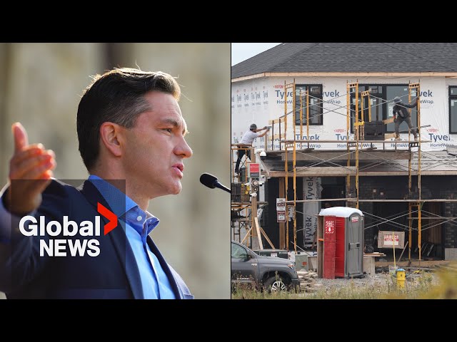 ⁣"Running out of homes": Poilievre says Conservatives would cap population growth