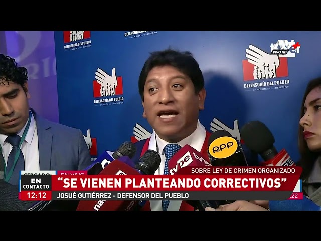 Defensor del Pueblo sobre la justicia en el Perú: "Tenemos que elegir mejores fiscales y policí