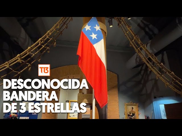 ⁣La desconocida historia de la bandera chilena con tres estrellas que involucra a Perú y Argentina