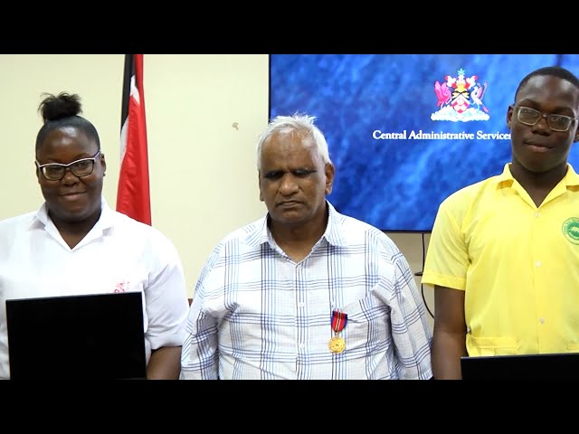 ⁣PAVI Gifts Laptops To Visually Impaired Tobago Students