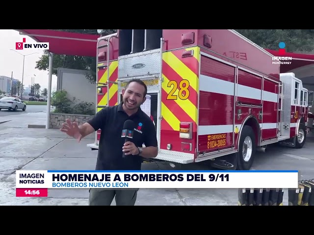 ⁣Homenaje a los héroes que asistieron en el atentado de Las Torres Gemelas