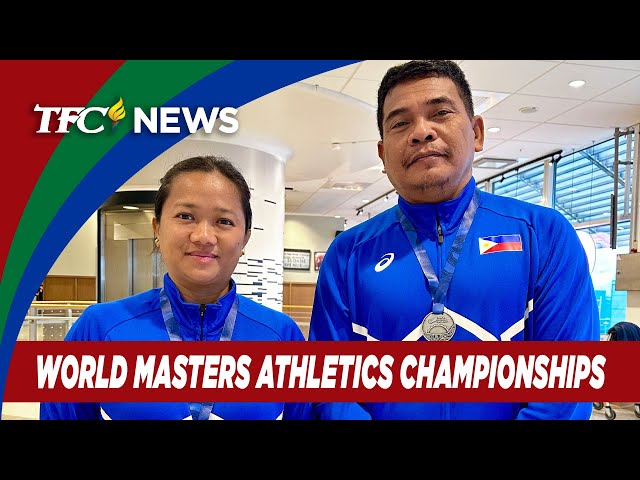 ⁣Pinoy athletes wagi ng dalawang silver medals sa World Masters Athletics Championships | TFC News