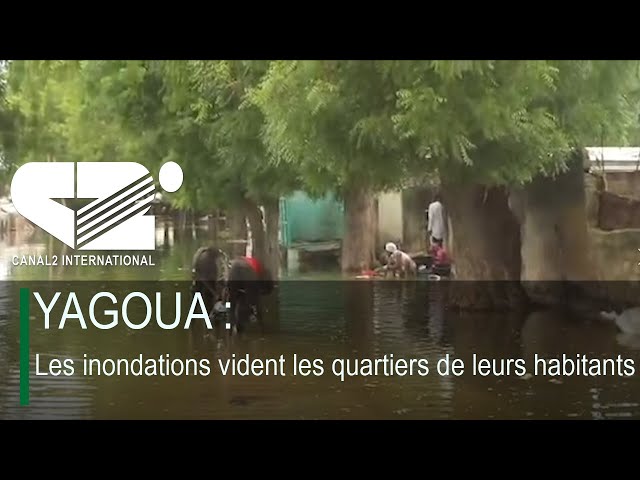 ⁣YAGOUA : Les inondations vident les quartiers de leurs habitants