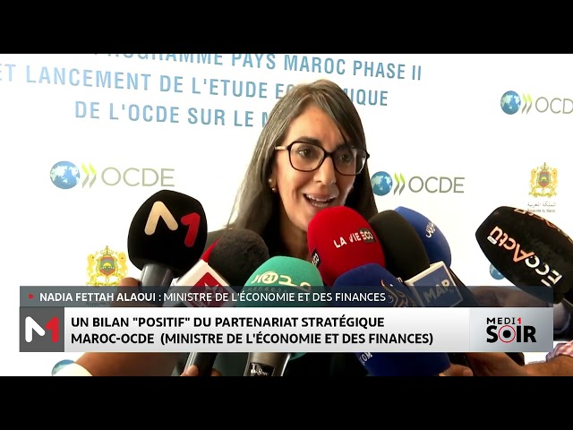 ⁣Nadia Fettah dresse un bilan "positif" du partenariat stratégique Maroc-OCDE