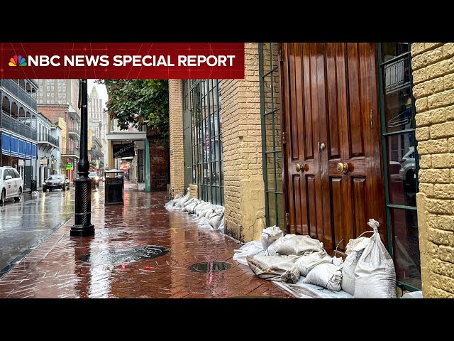 ⁣LIVE: Louisiana braces for Francine's landfall as Category 2 hurricane | NBC News NOW