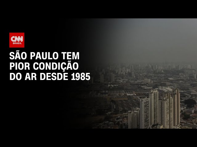 ⁣São Paulo tem pior condição do ar desde 1985 | CNN ARENA