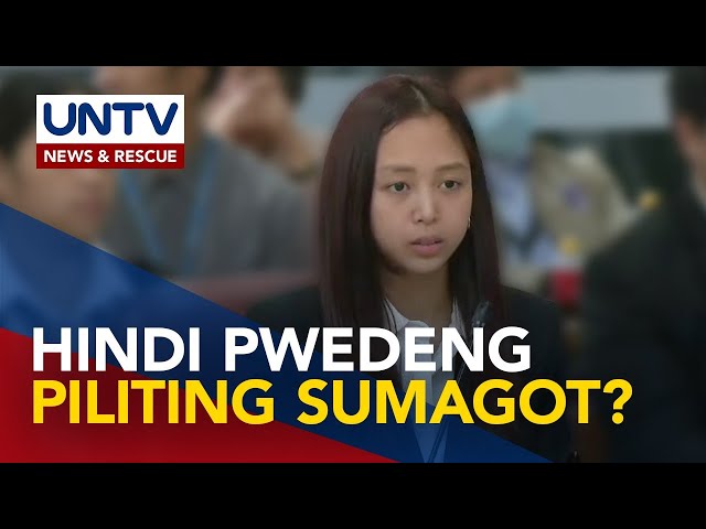 ⁣Cassandra Li Ong, hiniling sa SC na pigilan ang Kongreso na pilitin siyang sumagot sa POGO hearing