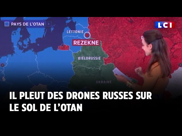 ⁣Il pleut des drones russes sur le sol de l’Otan