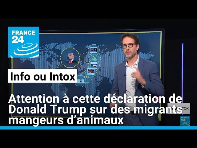 ⁣Attention à cette déclaration de Donald Trump sur des migrants mangeurs d’animaux domestiques