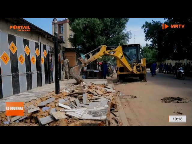 ⁣AMÉNAGEMENT - La Mairie Centrale poursuit son opération de déguerpissement