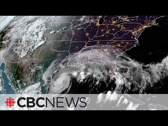 ⁣Severe Hurricane Francine expected to land soon along Louisiana's coast