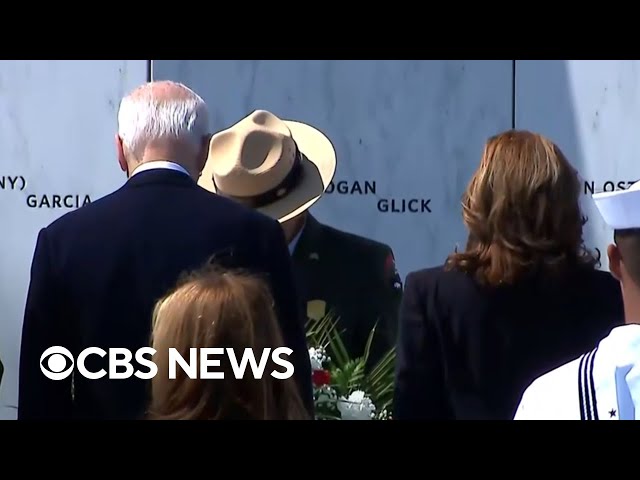 ⁣Biden, Harris and Trump at 9/11 ceremony, Philadelphia debate highlights, more | CBS News 24/7