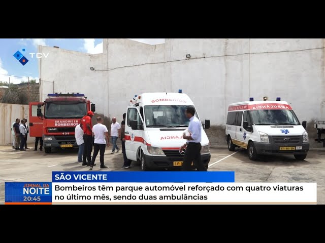 ⁣Bombeiros têm parque automóvel reforçado com quatro viaturas no último mês, sendo duas ambulâncias