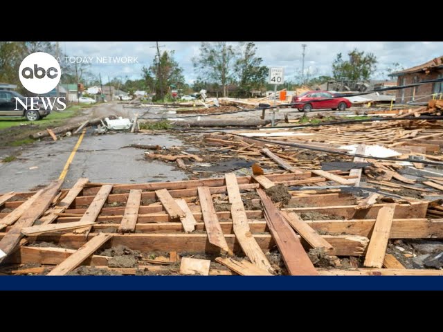 ⁣Hurricane Francine makes landfall in Louisiana