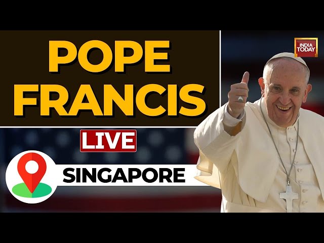 ⁣Pope Francis LIVE | Pope Francis In Singapore LIVE | Pope Francis Singapore Visit | Pope Speech LIVE