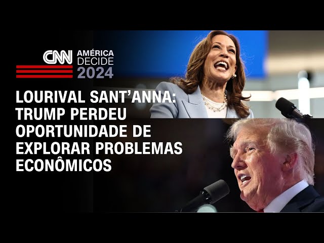 ⁣Lourival Sant’Anna: Trump perdeu oportunidade de explorar problemas econômicos | CNN PRIME TIME