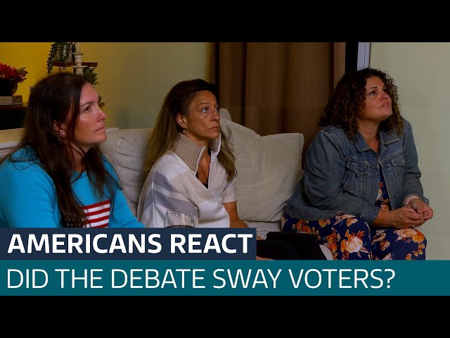 ⁣Did the Trump-Harris debate sway American voters?  | ITV News