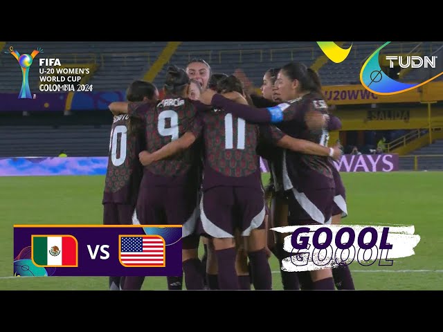 ¡EMPATA MÉXICO! Arceo la pone en la red | México 1-1 Estados Unidos | Mundial Femenil Sub20 | TUDN