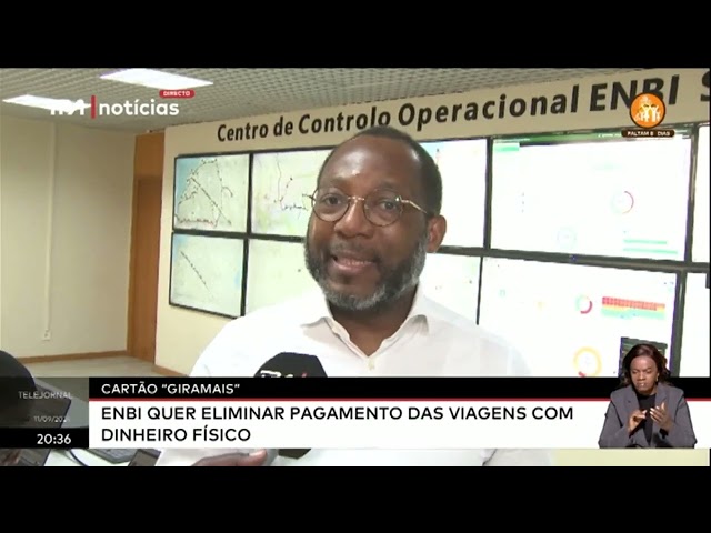 ⁣Cartão "Giramais" ENBI quer eliminar pagamento das viagens com dinheiro físico