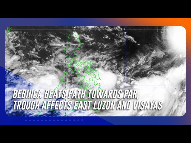 ⁣Bebinca beats path towards PAR, trough affects east Luzon and Visayas | TeleRadyo Serbisyo