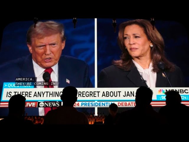 ⁣Trump se enfrenta a Kamala  y a los presentadores de ABC en intenso debate