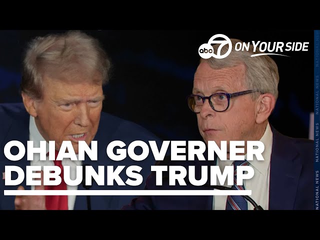 ⁣Governor DeWine reminds Ohioans there's 'no credible evidence' of immigrants eating p