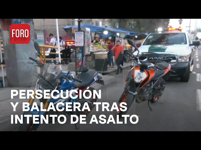 Persecución y balacera deja una persona lesionada en Iztapalapa - Las Noticias