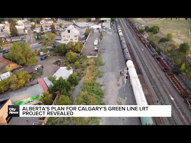 ⁣Alberta's plan for Calgary’s Green Line LRT project revealed