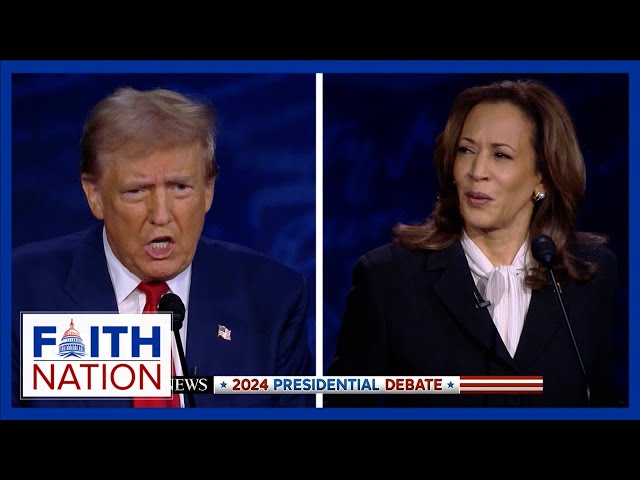 ⁣Trump and Harris Spar | Faith Nation - September 11, 2024