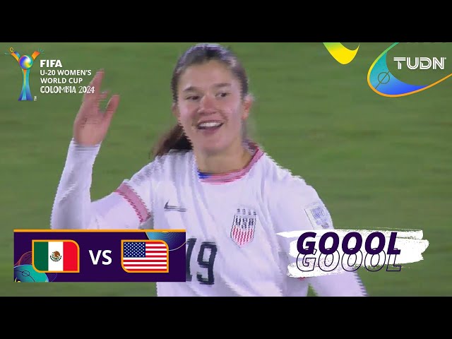 ⁣¡YA LO GANA USA! Goool de Tordin  | México 0-1 Estados Unidos | Mundial Femenil Sub20 | TUDN