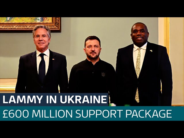 ⁣Foreign Secretary announces £600 million of support for Ukraine against Russian attacks | ITV News