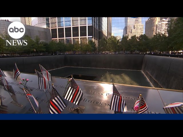 ⁣Families remember those lost on 9/11 on 23rd anniversary