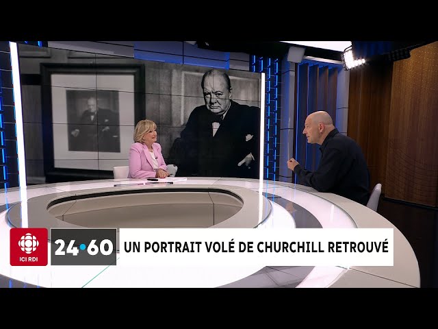 ⁣Le portrait volé de Churchill retrouvé | 24•60