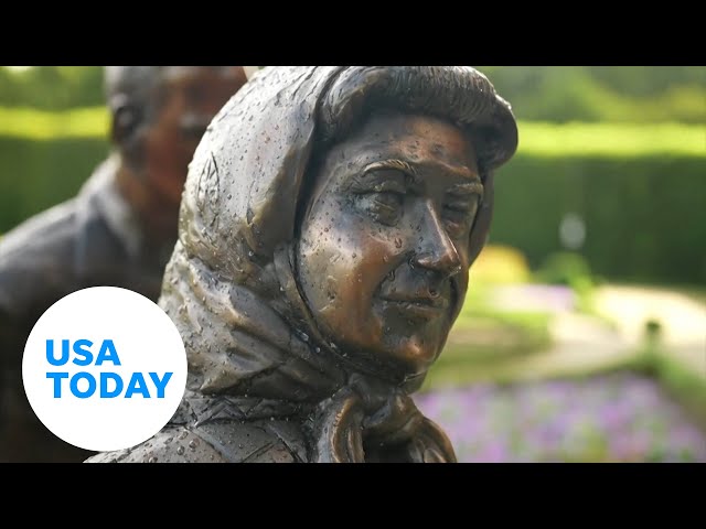 ⁣Queen Elizabeth II statue sparks debate over resemblance | USA TODAY