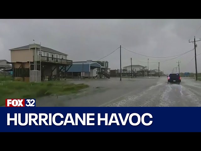 ⁣Hurricane Francine makes landfall in Louisiana