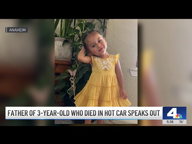 ⁣Father of Anaheim toddler who died in hot car speaks out