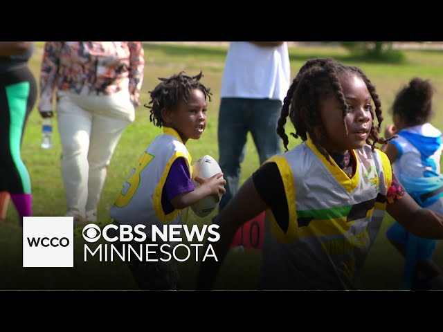 ⁣North Minneapolis program introduces kids to football early