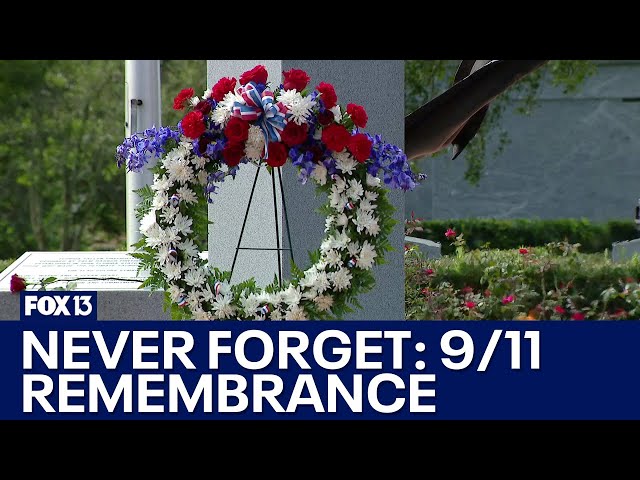 ⁣9/11 remembrance ceremony in Palm Harbor