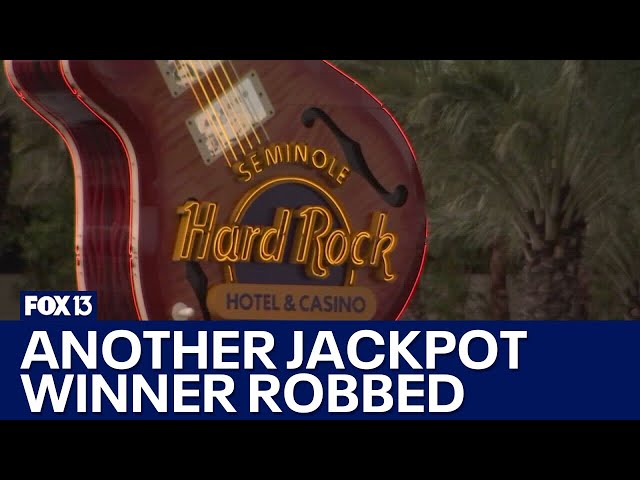 ⁣Another casino jackpot winner robbed