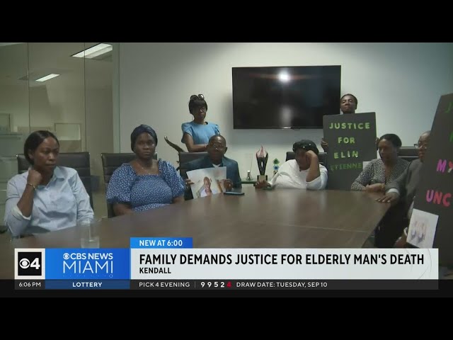 ⁣Family demands justice in elderly man's death