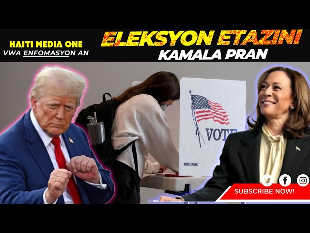 ⁣Rezilta Tonbe Kamala Harris depatcha Donald trump, Donald di tout ayisyen etazini se volè