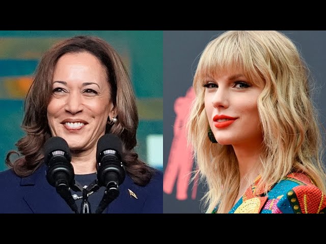 ‘Huge endorsement’: Kamala Harris ‘super happy’ to get Taylor Swift’s support