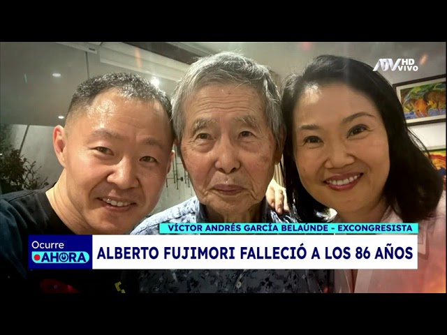 Víctor Andrés García Belaunde se pronuncia ante el fallecimiento de Alberto Fujimori