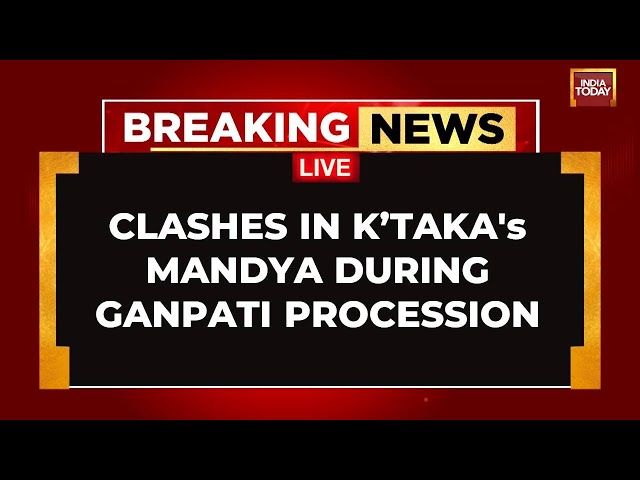 ⁣Karnataka Violence LIVE Updates: Clashes In Mandya As Stones Thrown During Ganpati Procession