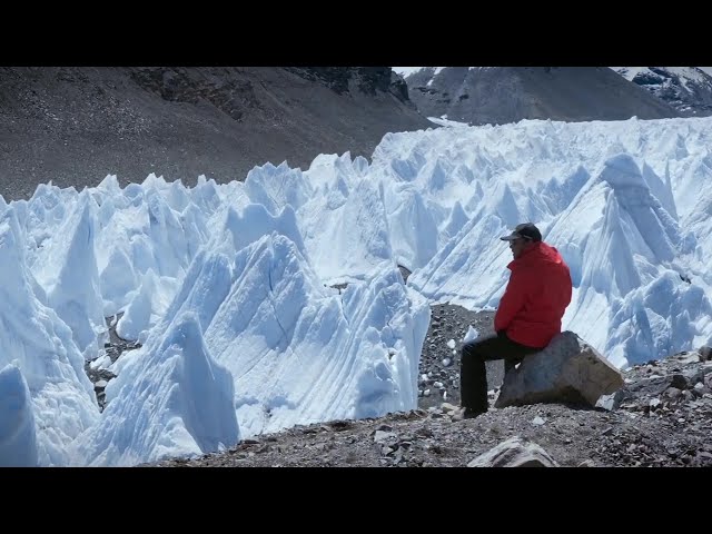 ⁣Live: Drilling deep ice cores at over 6,100 meters and exploring the Purog Kangri Glacier