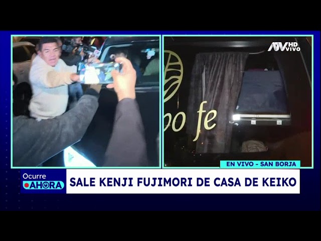 ⁣Alberto Fujimori: Kenji se retira entre lágrimas de la casa de su hermana