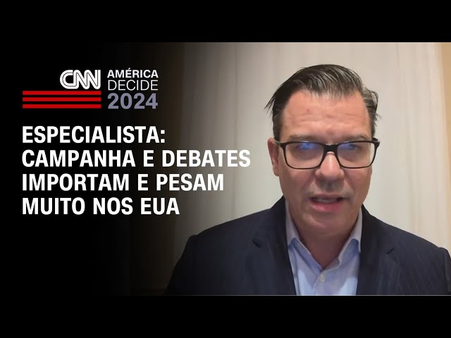 ⁣Especialista: Campanha e debates importam e pesam muito nos EUA | WW