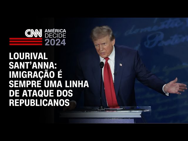 ⁣Lourival Sant’Anna: Imigração é sempre uma linha de ataque dos republicanos | CNN PRIME TIME