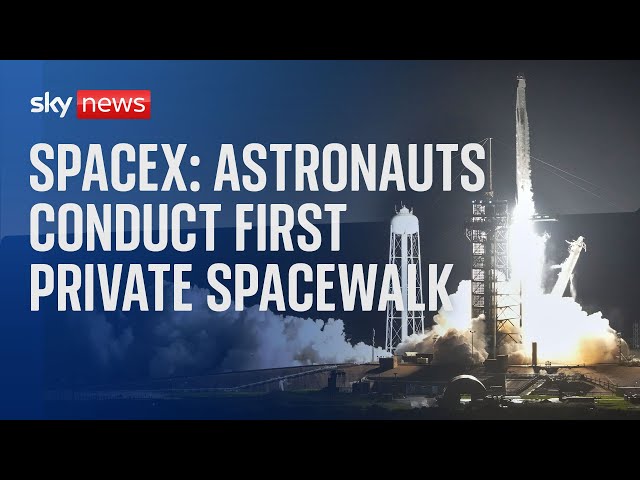 ⁣Watch live: SpaceX launches Polaris Dawn mission to make first private spacewalk