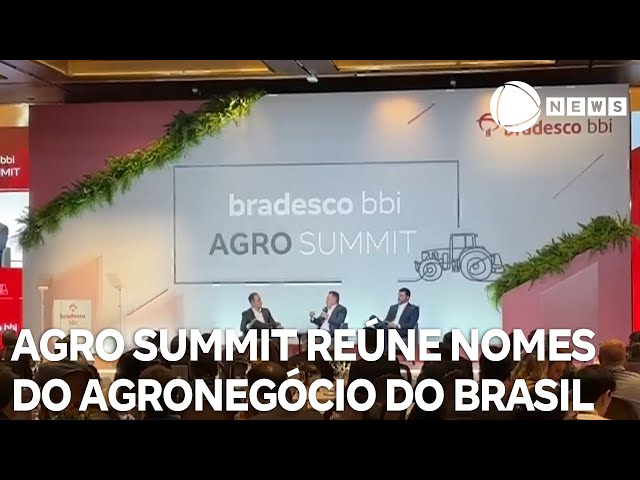 ⁣Evento Agro Summit reúne grandes nomes do agronegócio brasileiro